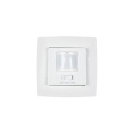 CITY INTRERUPATOR CU SENZOR DE MISCARE 200W ALB METALIC