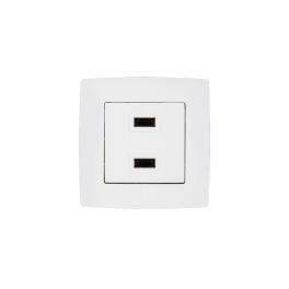 CITY PRIZA DUBLA USB ALB METALIC
