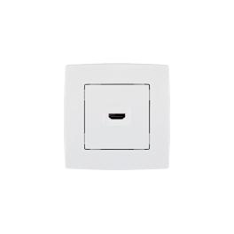 CITY PRIZA HDMI ALB METALIC