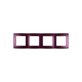 CITY RAMA PATRU POSTURI BORDO METALLIC