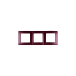 CITY RAMA TREI POSTURI BORDO METALLIC