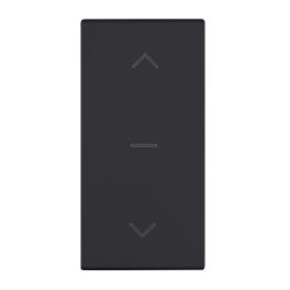 Clapetă cdă. jaluzele cu simbol SĂGEATĂ SUS/JOS, 1M, negru