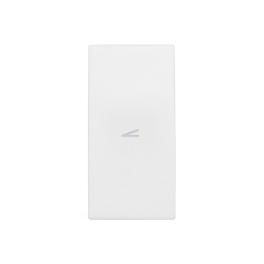 Clapetă cu simbol DIMMER, 1M, alb