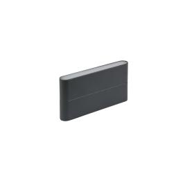 Clara 1 LED 2x3W, 3000K, 2x210lm, 230V, IP54,antracit