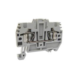 Clemă de fază, conex. elastică, HMM.2, gri, 0,2-2,5 mm²