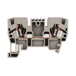 Clemă de fază, conex. elastică, YBK 4, gri, 0,5-4 mm²