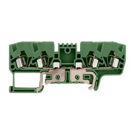 Clemă de împ., conex. elast. 2+2, YBK 2,5 CT, verde, 2,5 mm²