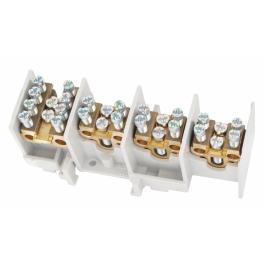 Clemă derivaţie 3+1 module: 3x25mm²/2x16mm²+1x25mm²/4x16mm²