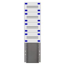 Combination Distributor Modular chassis 220mm 18HU, complete