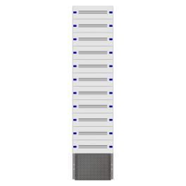 Combination Distributor Modular chassis 420mm 39HU, complete