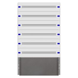 Combination Distributor Modular chassis 640mm 24HU, complete