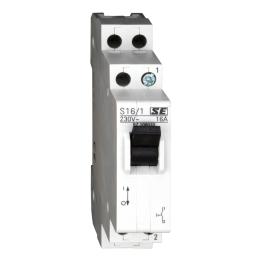 Comutator modular 0-1, 1NO, 16A