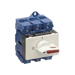 Comutator modular 0-1, gri, 3-poli, 63A, 22kW