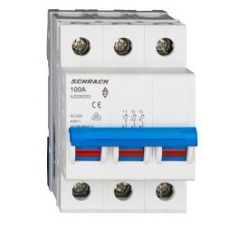 Comutator principal modular 100A, 3-poli