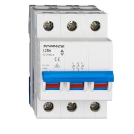 Comutator principal modular 125A, 3-poli