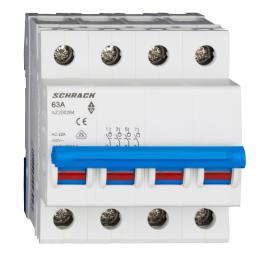 Comutator principal modular 63A, 4-poli