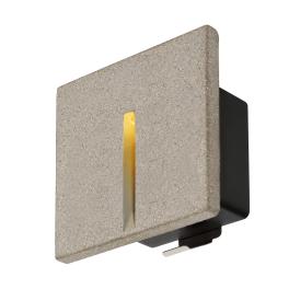 CONCRETO EL, Corp ilumiant ingropat gri, 3.2W, 15lm, 3000K