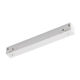 Conector electric longitudinal, 48V TRACK, alb, DALI