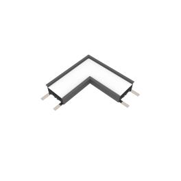 CONECTOR-L PENTRU PROFIL INCASTRAT ELMARK 4000K NEGRU