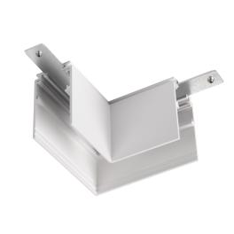 Conector mecanic L, 48V TRACK pt sina AB, stanga, alb