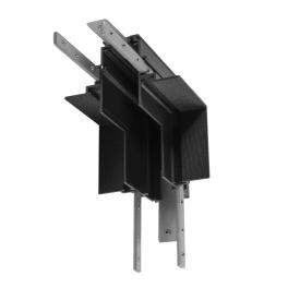 Conector mecanic L, 48V TRACK pt sina AB, stereo, negru
