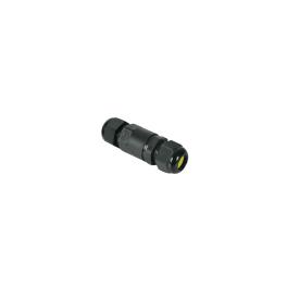 Connection box 1 IN/1 OUT| 16A| 450V| 0,5-1,5mm IP67 negru