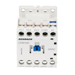 Contactor 3 poli, CUBICO Mini, 5,5kW, 12A, 1NÎ,24Vc.a.