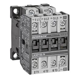 Contactor 3pole, 4kW, AC3, 10A, 230VAC + 1NC built in