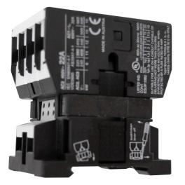 Contactor, 3poli, 11kW/22A AC3, 32A AC1, 1NC, 230VAC