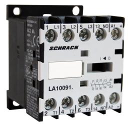 Contactor aux. miniatură 3pol/1ND-24VDC 20A+deparazitare