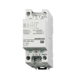 Contactor modular 2UH, 25A, 3ND+1NI, 24VAC