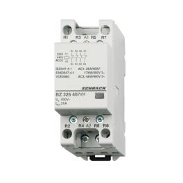 Contactor modular (2UH) 25A, 4NÎ, 230Vca&cc