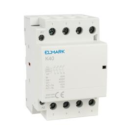 CONTACTOR MODULAR K40 40A 230 2NO+2NC
