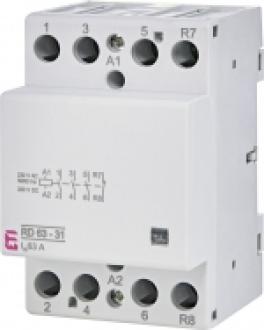 Contactor modular rd 63-31-230v ac/dc