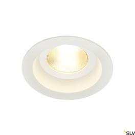 CONTONE IP44, 16W, rosuund, albnu pivotant, CRI90