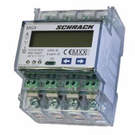 Contor digital kWh direct 100A, 3faze, 2 tarife, MID cerere