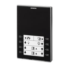 Control unit with keys and temperature sensor, black