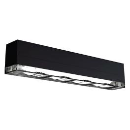 Corp de iluminat de urgență KMB 4x0,5W LED 230V, negru