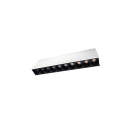 CORP ILUMINAT LED APARENT EL-14 20W  4000K, ALB &amp; NEGRU