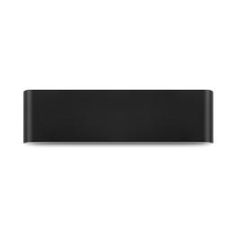 Corp led pentru perete-dreptunghi 12w 3000k negru