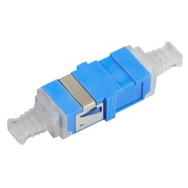 Cuplor FO LC-Duplex, Singlemode zirc, albastru