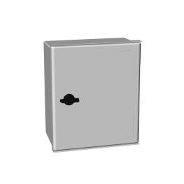 Cutie aplicată poliester+uşă plină, Minipol, 300x250x140mm