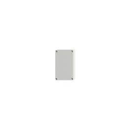 Cutie din ABS cu capac gri şi balamale, 95x65x60mm