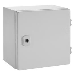 Cutie metalică+contrapanou, o uşă IP66 ÎxLxA=250x250x150mm