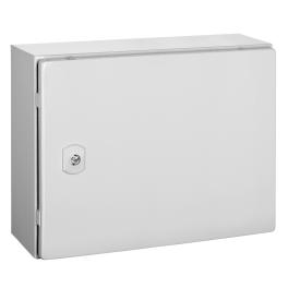 Cutie metalică+contrapanou, o uşă IP66 ÎxLxA=300x400x150mm