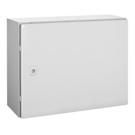 Cutie metalică+contrapanou, o uşă IP66 ÎxLxA=400x500x210mm
