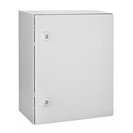 Cutie metalică+contrapanou, o uşă IP66 ÎxLxA=500x400x260mm
