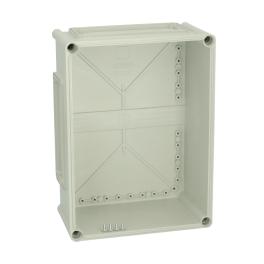 Cuvă din policarbonat cu flanşe preştanţate, 380x280x150mm