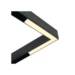 Dio Corner LED 25W 2000lm 930 IP20 48VDC 120° negru