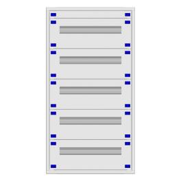 Distribution board insert KVN 40mm, 2-21K, 5-rows